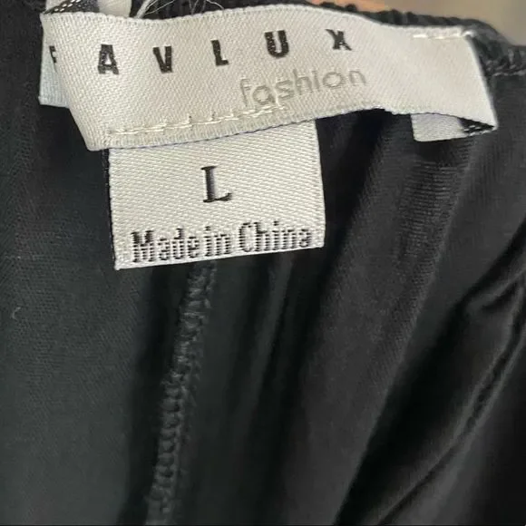 NEW FAVLUX Black Halter Strap Maxi Dress Open Back - Picture 10 of 11